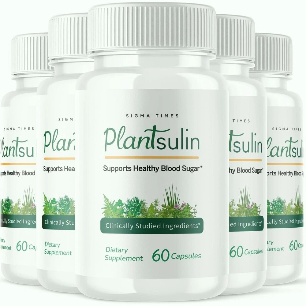(5 Pack) Plantsulin Pills for Advanced Immune Defense Support and Weight Loss