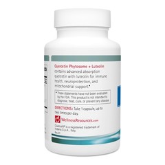 Wellness Resources Quercetin Phytosome 250 mg with Luteolin 100 mg, Mast Cell…