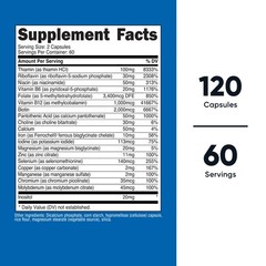 Nutricost Methylated Vitamin B Complex 120 Capsules – (60 Servings) Gluten-Free