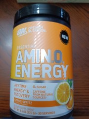 Sealed Optimum Nutrition Essential Amino Energy Citrus Spritz 9.5oz 30 Servings