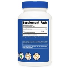 (2 Pack) Nutricost DHEA Supplements 25mg 240 Capsules NEW