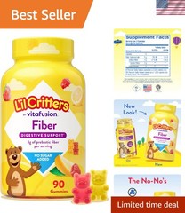 Nutritious & Tasty L’il Critters Fiber Gummy Bears, 90 Count – All Ages Delight