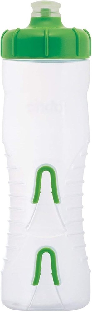 Fabric Cageless Bottle 750mL 25 Ounces, Clear/green