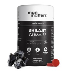 Man Matters Pure Himalayan Shilajeet Gummies For Boosts Stamina 30 Gummys A073