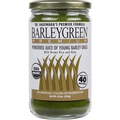 BARLEYGREEN Dr. Hagiwara’s Original Premium w/Kelp Organic Barley Grass Juic…