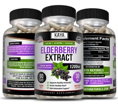 3X 60 count Immune Support, Elderberry capsule, Daily Immune and Antioxidants
