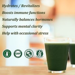 Super GREEN Powder Bloating Relief Gut Health Skin Care Watermelon Slush 30 pack