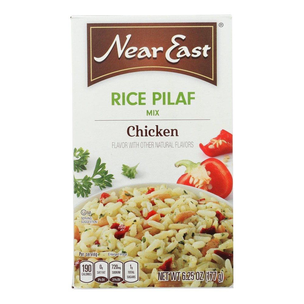 Near East Rice Pilaf Mix – Chicken – Case of 12 – 6.25 oz.