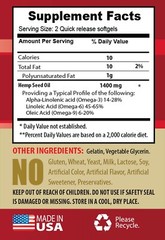 hemp supplements – ORGANIC HEMP SEED OIL 1400MG 1B- relief supplements