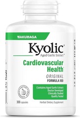 Natural Aged Garlic Extract – 300 Capsules for Cardiovascular and Immune Health