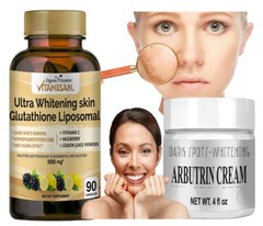 Skin NAC Glutathione spot remover bleaching acne whitening scar pill & cream