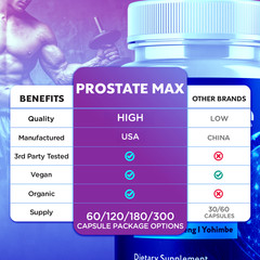 (1 Pack) Prostate Max Advanced Prostate Health Support ProstateMax 60 Capsules