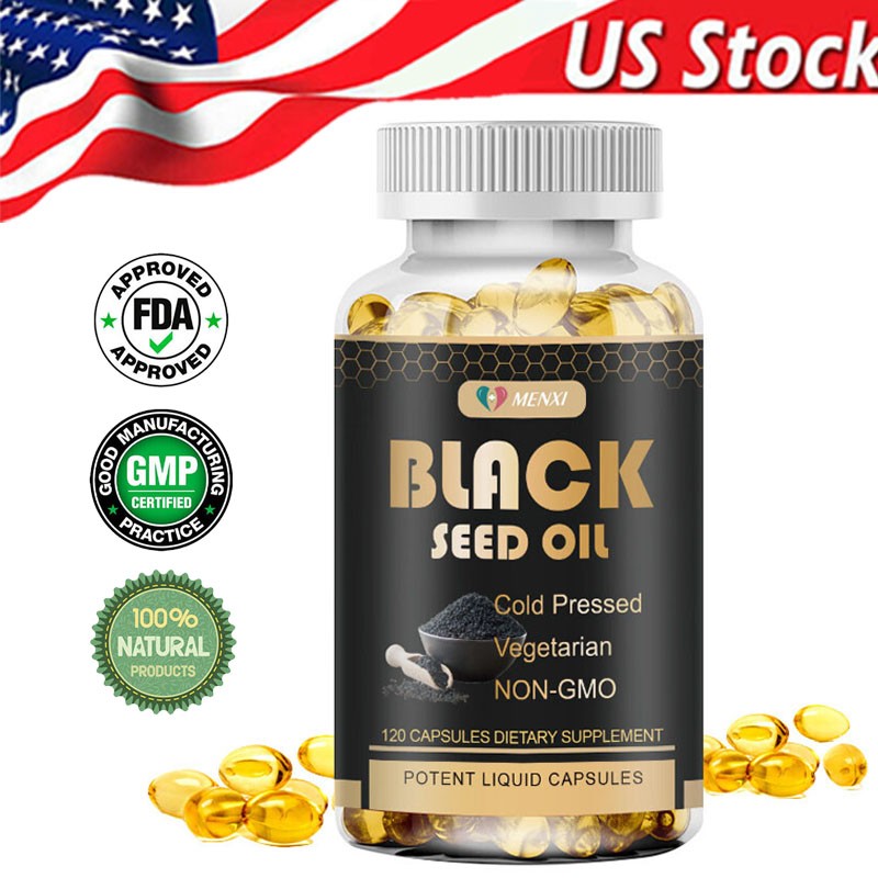 Black Seed Oil – 100% Pure Cold Pressed Cumin Nigella Sativa Vegan NON GMO