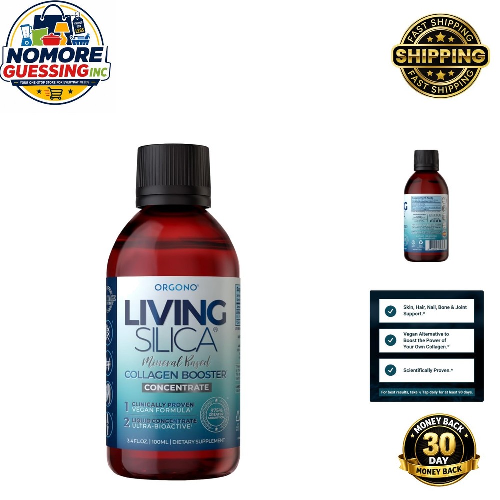 ORGONO Silica Drops 100mL – Mineral-Based Antioxidant Supplement