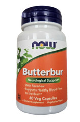Now BUTTERBUR 60 Veg Capsules __