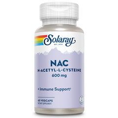 Solaray NAC N-Acetyl-L-Cysteine Supplement, 600 mg | 60 Count