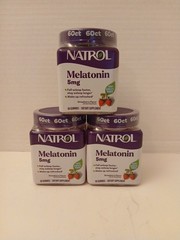 THREE Natrol Melatonin 5 mg Gummies Sleep Support 60 Each Total 180 Exp: 9/2027