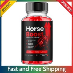 Horse Boost Gums Male Vitamin Supplement Wellness & Vitality 30 Gummies USA