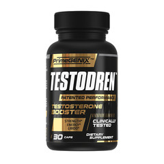 PrimeGENIX Testodren – Natural Testosterone Booster with Furosap Fenugreek