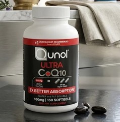 Ultra CoQ10 Qunol 100mg 150 Softgels free shipping