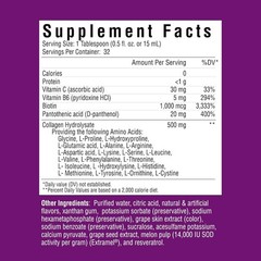 Rejuvicare Liquid Collagen Beauty Formula with Amino Acids, Protein and Biotin,
