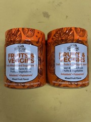 2 Country Farms Fruit & Veggies Daily Supplement – 60 Gummies Each Exp. 09/27