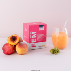 OML Fem | Omnilife | Sabor Durazno | Box w/30 sachets Peach Flavor