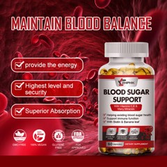 Blood Sugar Support – Support Blood Sugar Balance and Control, Immune Health
