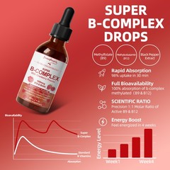 60ML Vitamin B Complex Liquid Drops with Fast Absorption – SuperB Liquid Complex