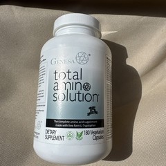 Sealed Total Amino Solution Supplement 180 Caps New Genesa