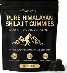 Pure Himalayan Shilajit Gummies with 30 Count (Pack of 1)