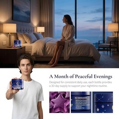 Lyrasleep Gummies – Nighttime Relaxation & Sleep Support Supplement with L-Thean