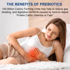 Probiotics 100 Billion CFU Potency Digestive Immune Gut Health 120 Capsules