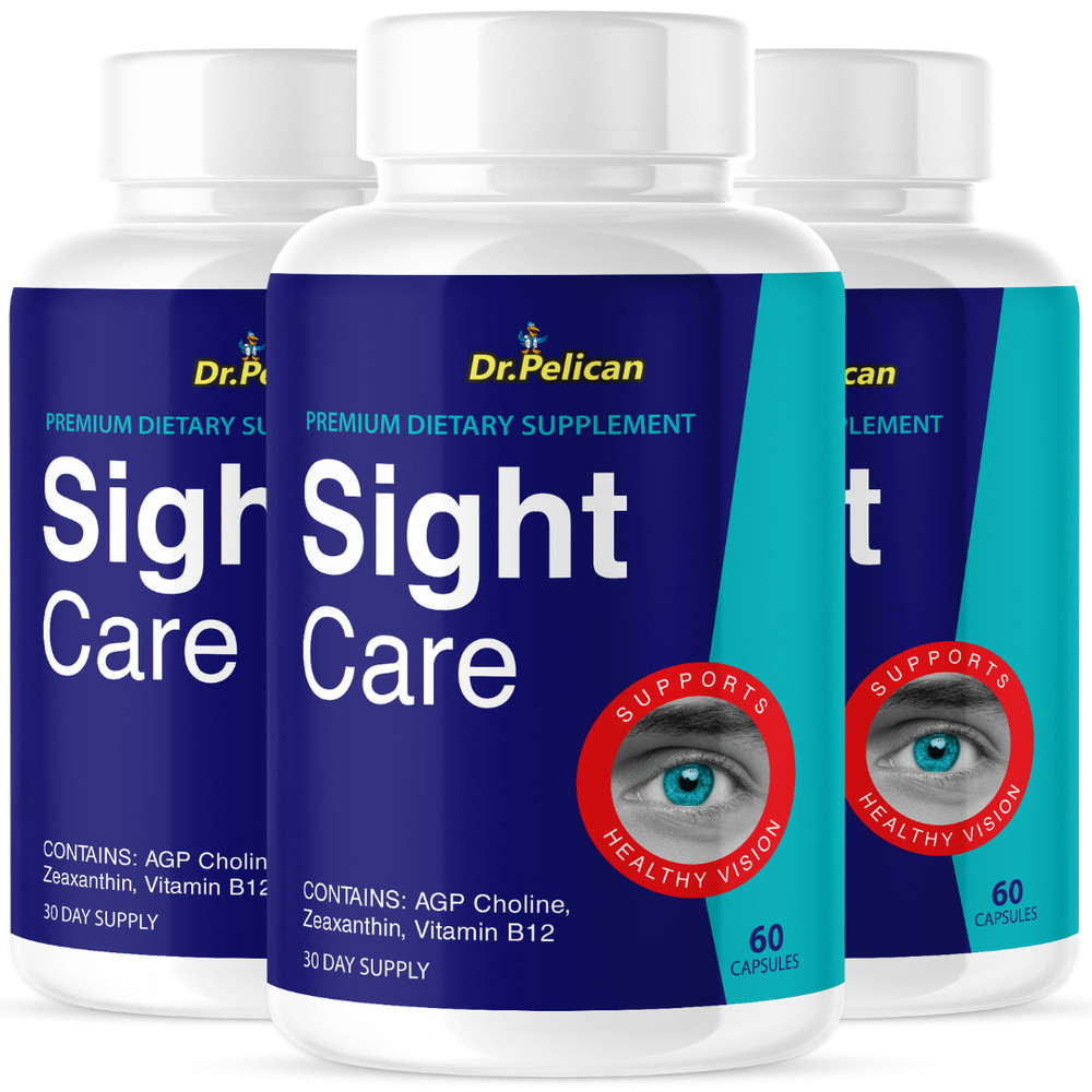 Sight Care- Eye Health Dietary Supplement- Vision Support with Lutein- 3 Bottles