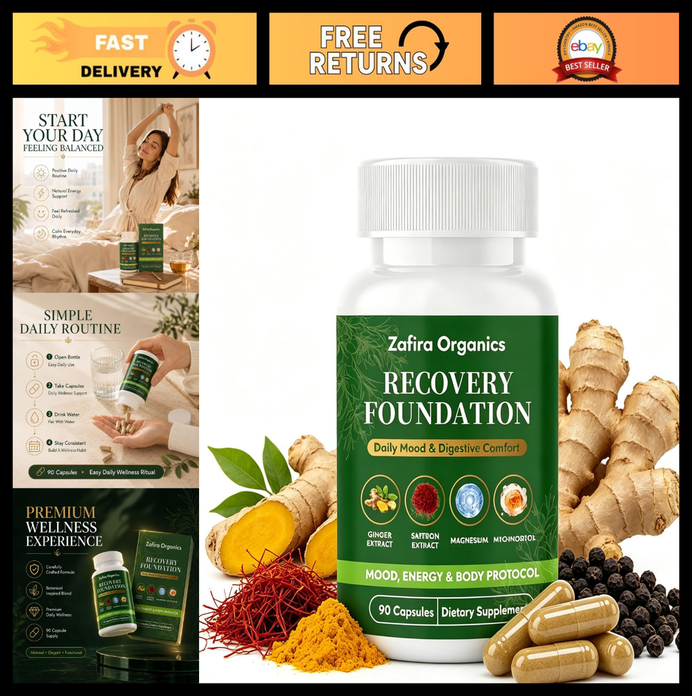 Recovery Foundation Capsules – Mental Clarity, Hair Loss Support, Digestion Boos