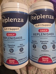 Replenza Daily Replenisher Mixed Berry Powder Zero Sugar 2 Pack