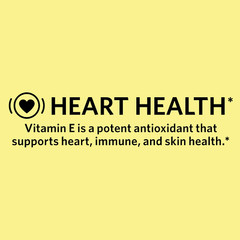 Spring Valley Vitamin E Softgels, 670 Mg (1000 IU)- 60 Count