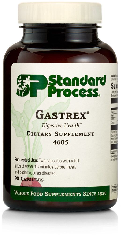 Standard Process Gastrex Whole Food Digestion, 90 Capsules