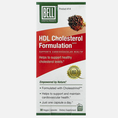 Bell Lifestyle, Hdl Cholesterol Formulation, 30 Caps