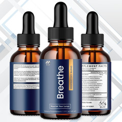 (3 Pack) Breathe Respiratory Blend Drops Advanced Formula Vitamin 90 Servings