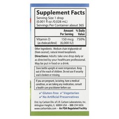 Super Daily D3, 150 mcg (6,000 IU), 0.35 fl oz (10.3 ml)