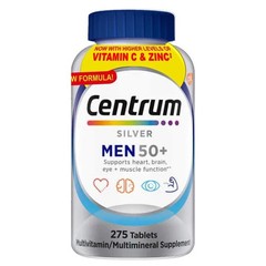 Centrum Silver MultiVitamin MultiMineral Complete Vitamin 275 Tabs Men Over 50+