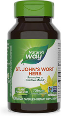 Nature’s Way St. John’s Wort Herb, Promotes a Positive Mood, 700mg, 100 Capsules