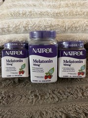 Natrol Melatonin Lot 10mg Sleep Aid Gummies – Strawberry – 140/90/90 – 05/27+