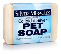 Colloidal Silver Natural Pet Soap 4.5 Ounce (Pack of 1)