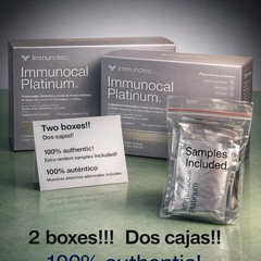 Immunotec Immunocal Platinum Protein 2 Boxes w/ Samples expires 1/2028