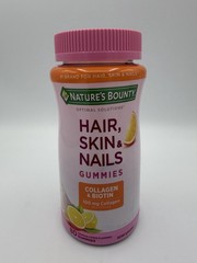 Natures Bounty Optimal Solutions Hair, Skin Nails with Biotin and Collagen,