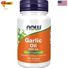 Supplements, Garlic Oil Concentrate 1500 mg per Serving, 100 Softgels