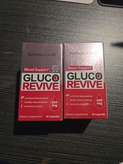 2 pack Of Gluco Revive Blood Support Supplement 30 Caps/600Mg – Exp 5/7/2027