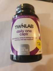 Twinlab Daily One without Iron and with Florglo, 60 Count Exp 12/28